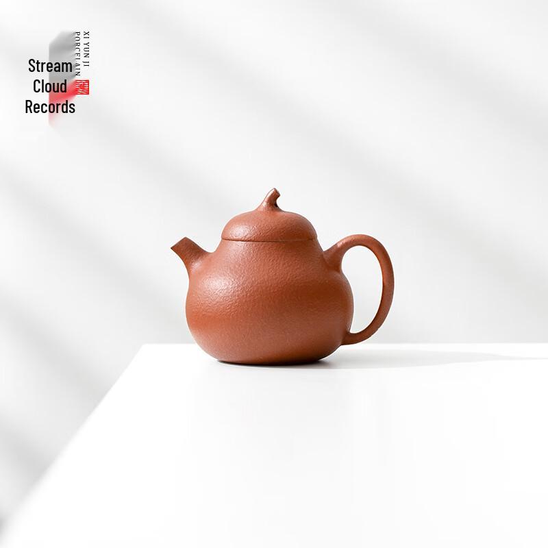 

Gongfu Zisha Vermilion Clay Small Pear Teapot