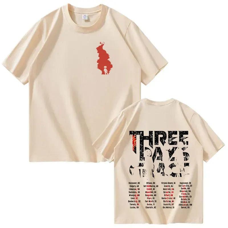 Alternative Metal THREE DAYS GRACE New Album Poster Graphic Print Tees Unisex Unisex Fashion Summer Cotton Oversized Casual Tshirts