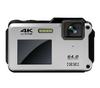 BLUEWIDE Compact Digital Waterproof Dustproof 13MP Effective 4K CALS 16x Digital Suitable for Construction Camera, Silver, & (IPX8), Pixels, Video,
