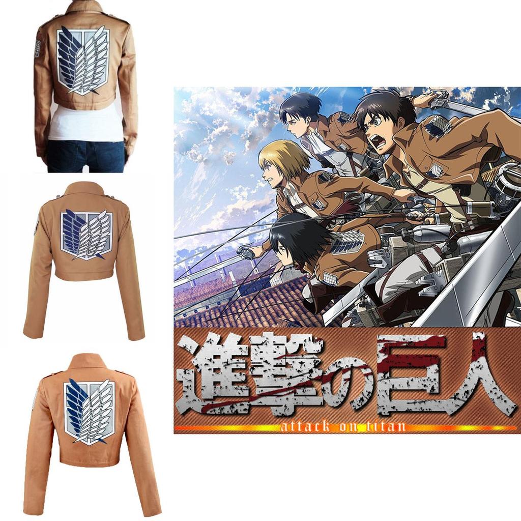 Дизайн Куртка Косплей Атака Титанів Shingeki No Kyojin Розвідувальний Легіон**