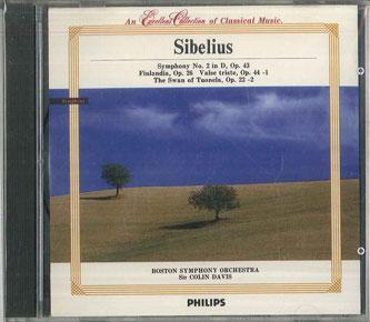 

CD SIBELIUS, BOSTON SYMPHONY ORCHESTRA - Symphony No. 2 MP115 PHILIPS Japan Classical Used