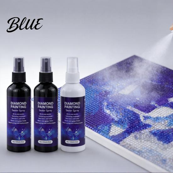 Transparent Protective Film Enhance Luster Sealer Quick-Drying Spray Diamond Art Permanent Glue Quick Drying Adhesive for DIY Crafts Puzzles