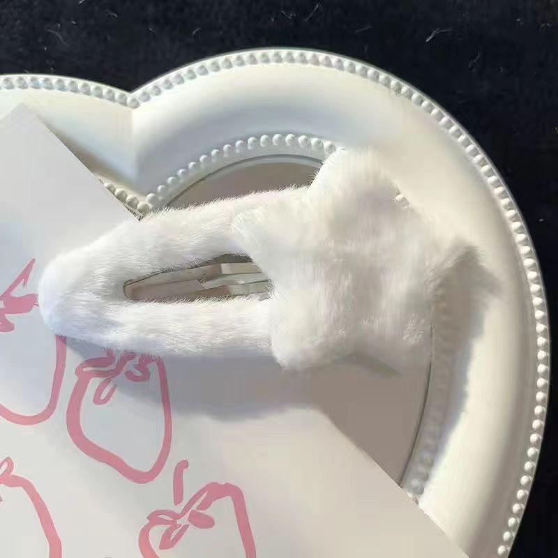 

Autumn/Winter Plush Star Hairpins & Dopamine BB Clips for Women