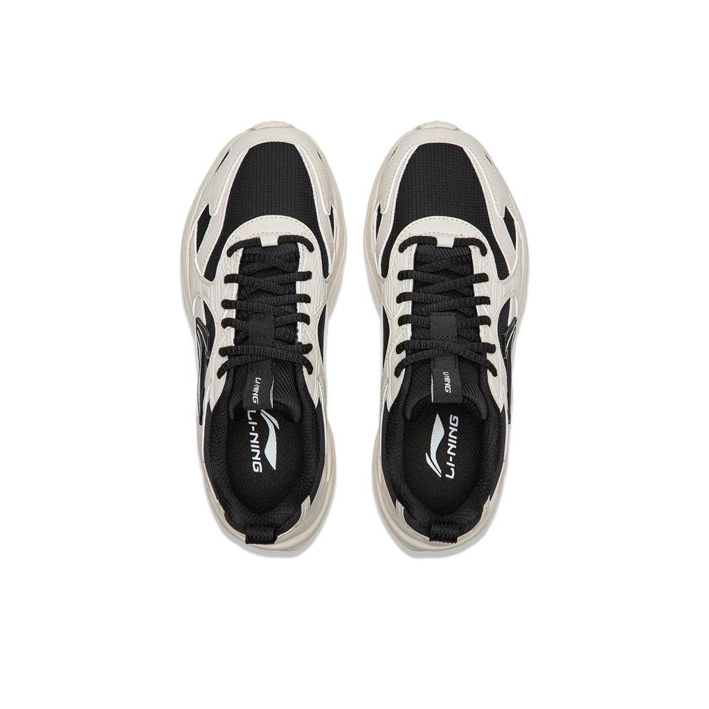 Li-Ning Synthetic Leather Comfortable Trendy Fashion Wear-Resistant Shock-Absorbing Low-Top Casual Shoes Women Sneaker AGLV174-4