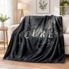 The Cure Printed Flannel Blanket Warm Comfort Bed Throw For Indoor Home Decoration