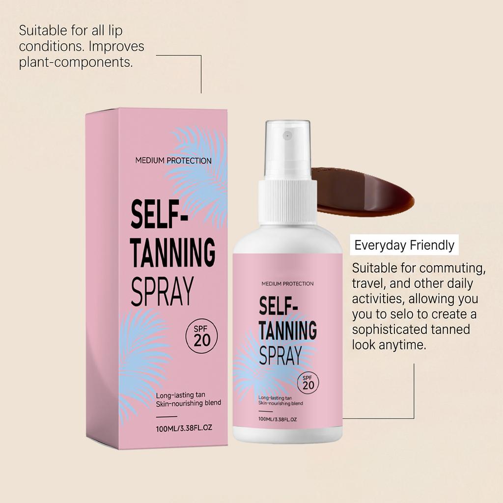 Spray for Natural Looking Color Long Lasting Streak Free Tan