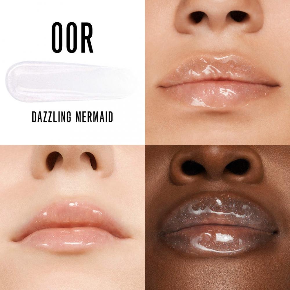 Valentino Puffer Complex  8482  Lip Plumper Gloss .2 Oz 6.5 Ml 00r Dazzling Mermaid Holographic Shimmer