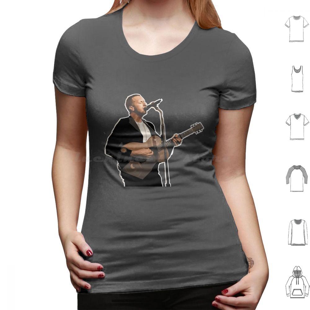 Der SängerEverydaylife T-Shirt Baumwolle Herren Damen DIY Druck Musikband Sänger Gitarre