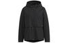 Women'ss Zip-Up Hooded Jacket Black HM2777