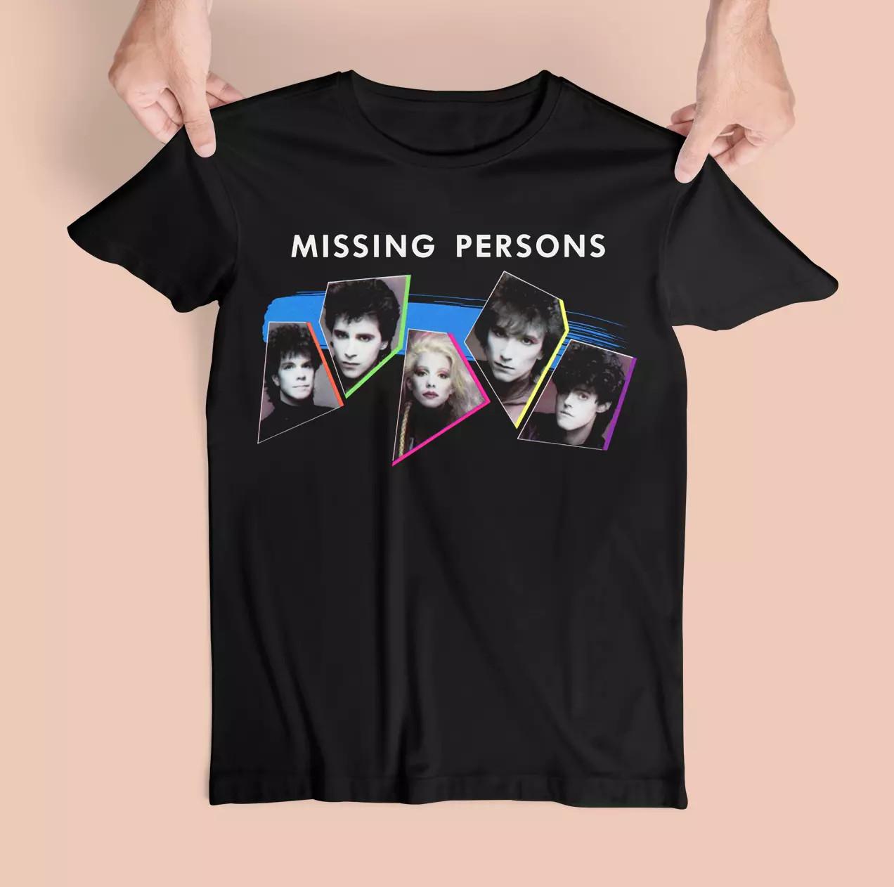 New Missing Persons Band For Fans Cotton All Size Men Women Black Shirt XXXXL