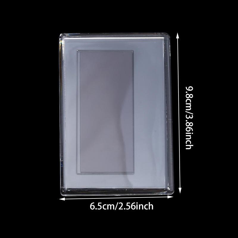 10-50PC Clear Magnet Photoes Holders Acrylic Refrigerator Magnetic Display Frames Office DIY Insert Photo Picture Storage Holder
