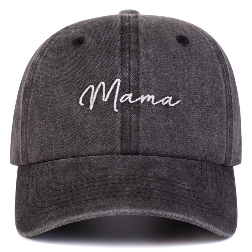 Vintage Parents Couple Baseball Hats Washed Cotton Baseball Cap Fashion Dad Hat  Gift