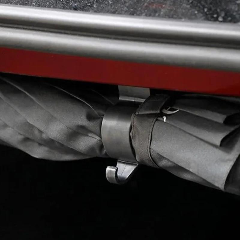 1/4Pcs Car Trunk Umbrella Holder Car Umbrella Hanger Hook Plant Towel Hook Storage Organizer Holders Auto Interior Accessories