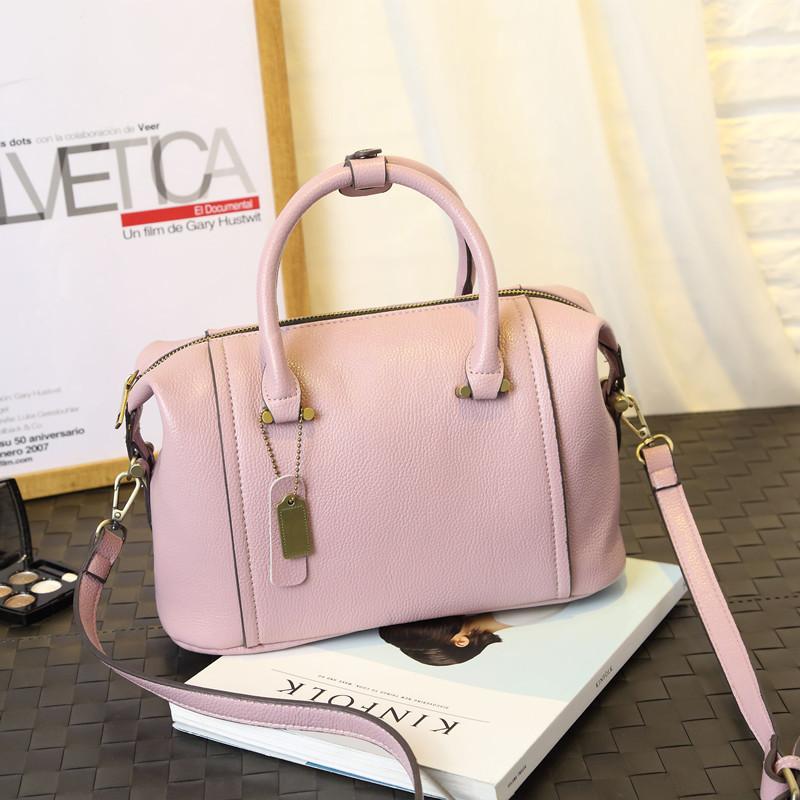 

Fashion 2026 Luxury Women Tote Handbags PU Leather Ladies Boston Shoulder Bags High Quality Female Designer Brand Top Handle Messenger Bags фіолетовий