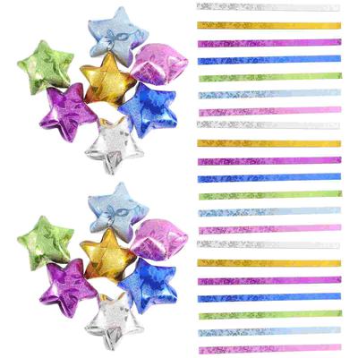140 Pcs Star Paper Lucky Star Paper Strips Decorative Paper Crafts Scrapbooking Stamping Craft Supplies Sewing