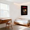 The Amityville Horror Vintage Horror Movie Metal Tin Sign - Spooky House & Ghosts Illustration, Retro Home Decor for Bar/Cafe/Ma