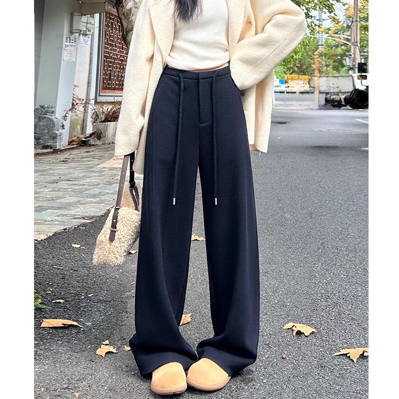 

Women s 2025 Autumn/Winter High-Waisted Wide-Leg Pants: Slimming, Drapey, and Versatile S /26 [Recommended 5-95 lbs]