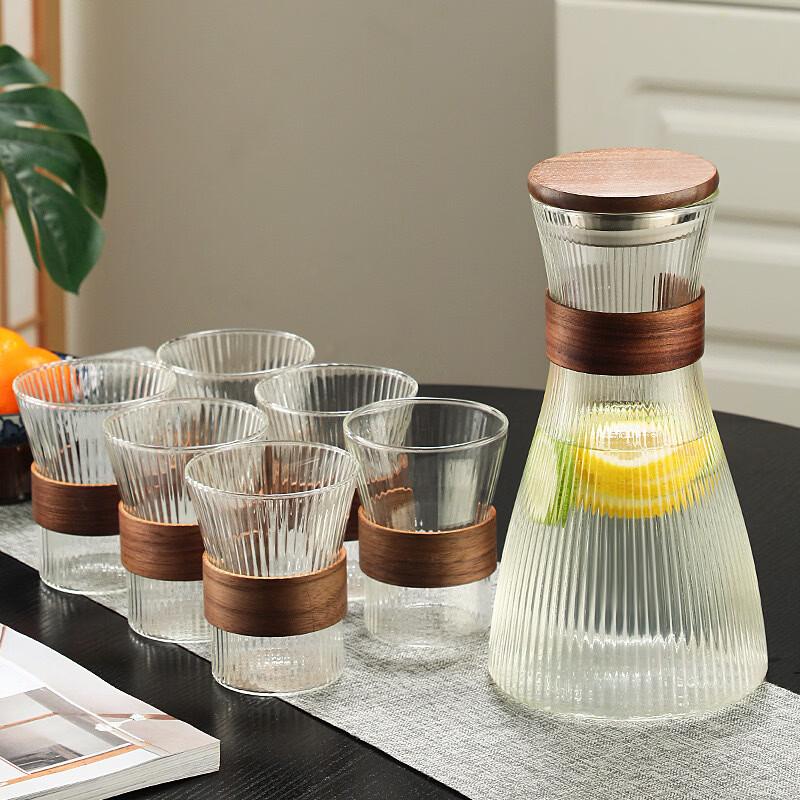 Nordic Style Borosilicate Glass Teapot Set