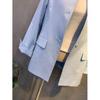 C S In The Room Mion lInen Non Collar Three Button Slit jaCket 3 ColorS