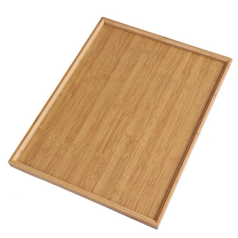 HA Japanese Style Bamboo Rectangular Serving Tray