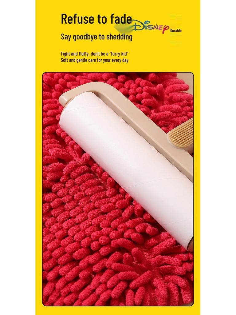 Chenille Cartoon Kids' Quick-Dry Absorbent Hand Towel - Thickened, Hangable for Kitchen & Bathroom.