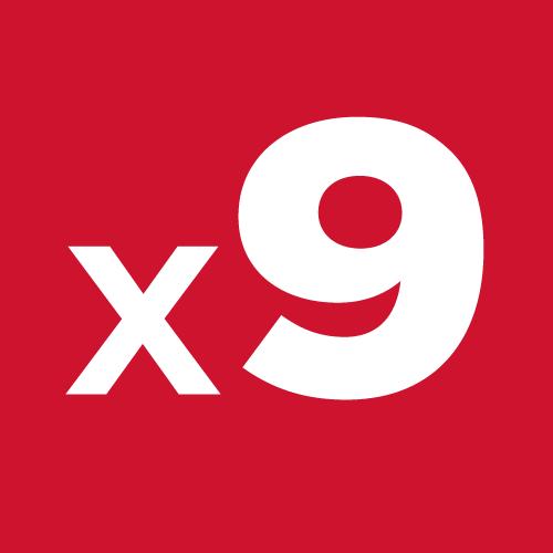 Screwdriver bits with holder, set of 9