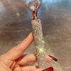 Diamond-Studded Large Crystal Ballpoint Fountain Pen: Elegant Signature Pen, Ideal for Office or Student Gifts