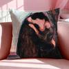 Kunst E‑Edvard Munch Angst Kunst Kissenbezug Atmungsaktiv Leinen Kissenbezug Sommer Geruchlos Umweltfreundlich Verdeckter Reißverschluss Waschbar