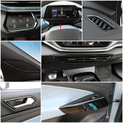 Für Volkswagen VW ID.4 ID4 2024 2024 Autofenster Scheinwerferschalter Getränkehalter Armaturenbrett Luftauslass Audiolautsprecher Innengriffverkleidung