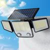 Outdoor Waterproof Solar Light New Year 2600mAh High Lighting 236 Maximum Motion 3 Intelligent Adjustable Automatic Suitable for Front Parking and