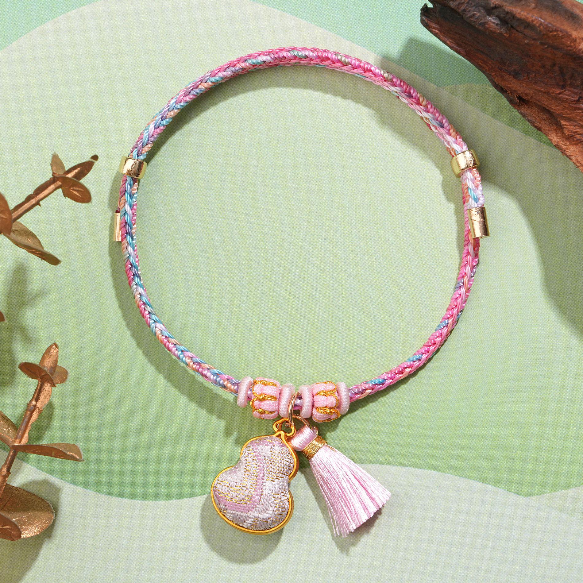 Dragon Boat Festival Five-Color Bracelet - Ethnic Style Song Brocade Hand Rope for Adults & Children Gift