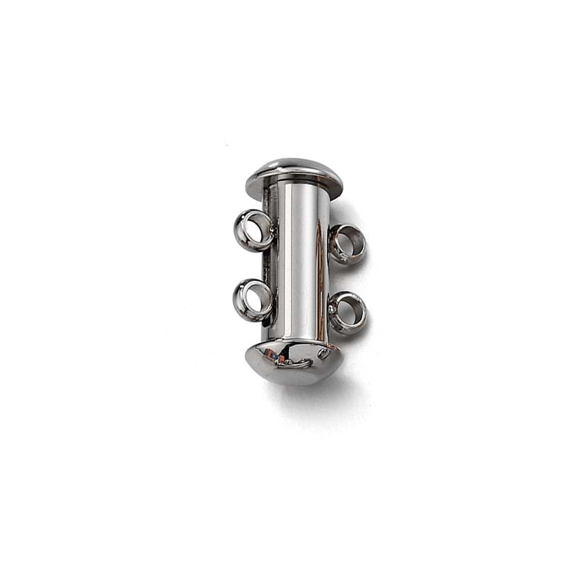 

5pcs 1pc 2/3/4 Rows Stainless Steel Spring Buckle Clasps for DIY Connector Slide Clasps Necklace Bracelet Closure Jewelry Making 1pc