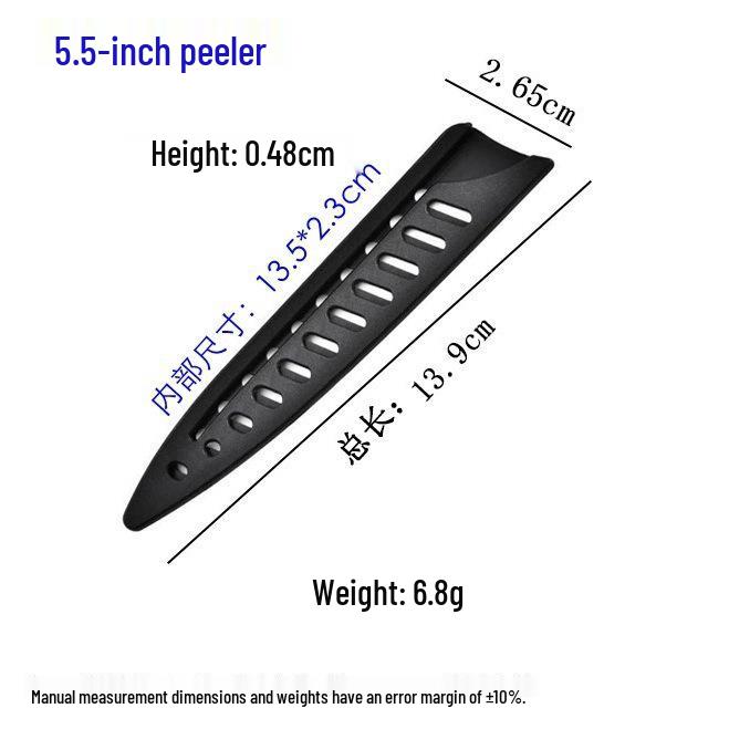 European & American Style Black Universal Knife Sheath - Double Twill PP Plastic, 16 Models