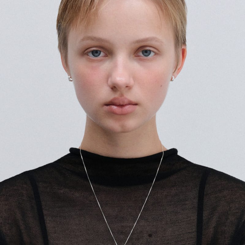 Another Layer Triple Curve Earring (silver925)(2color)