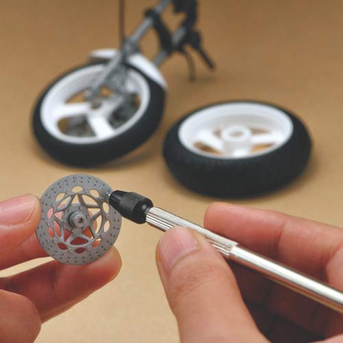 ANEX No. 90-ST Heavy-Duty Pin Vise, Thin Shank, Through-Cut, 0.1-0.6mm