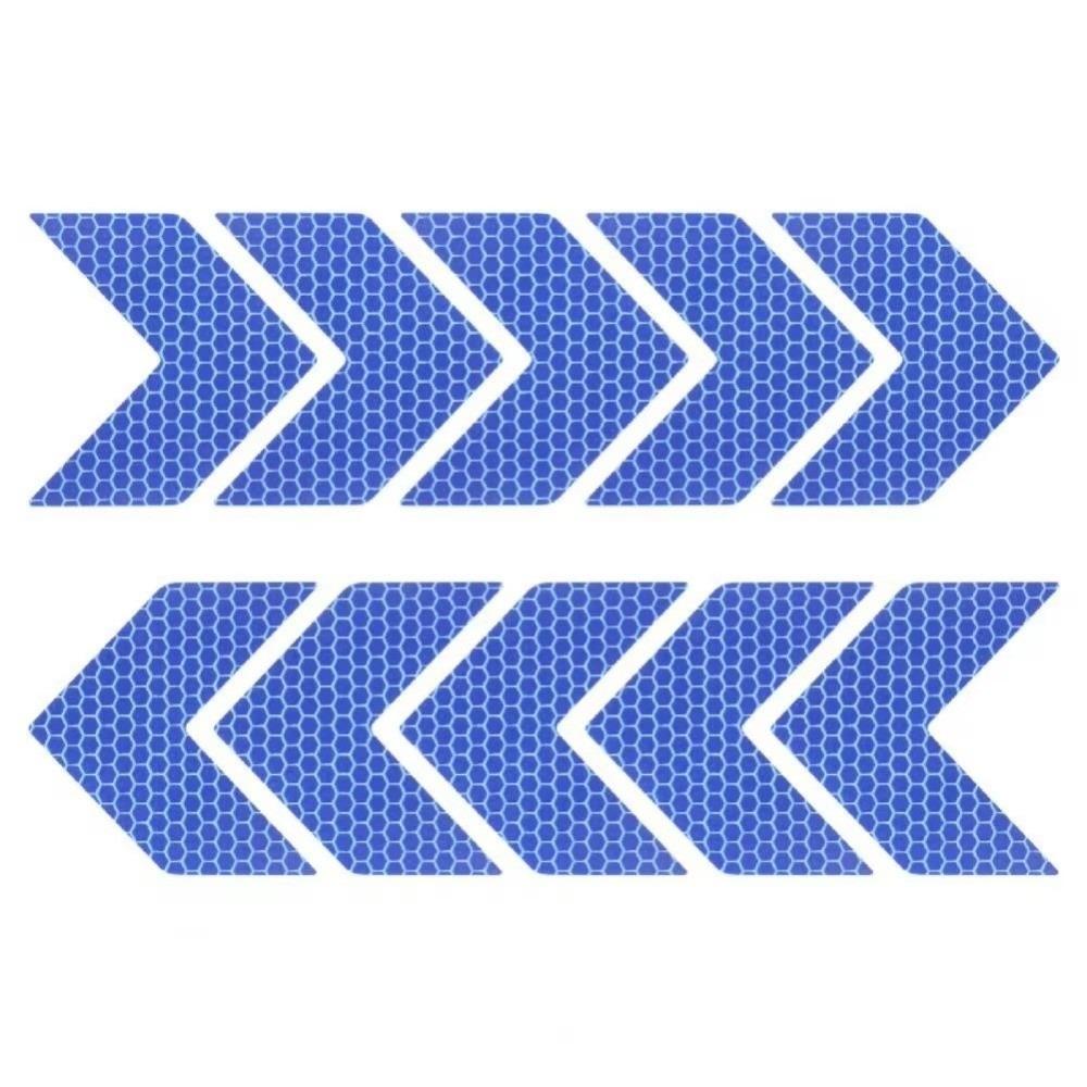 

10pcs/set Self-adhesive Car Sticker 5*4.5cm Warning Safety Sticker Car Exterior Body синій
