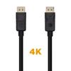 Aisens Displayport Cable V1.2 4K@60Hz - DP/M-DP/M - 1.0m - Color Black-A124-0455