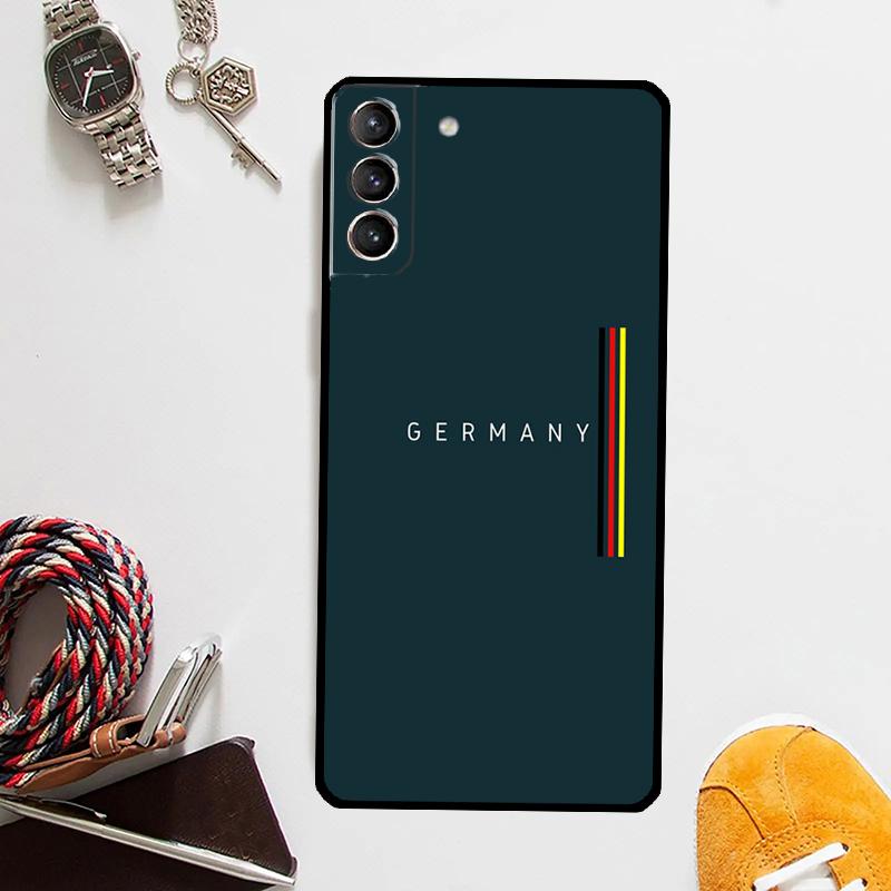 Deutschland Flagge Emblem Hülle Für Samsung Galaxy S24 Ultra S23 S22 S21 S20 Plus Note 10 Note 20 S9 S10 S21 FE Abdeckung