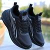 Ultra-light Men's Shoes 2026 Autumn and Winter New Soft-soled Casual Sports Shoes Men's Black Leather Waterproof Running