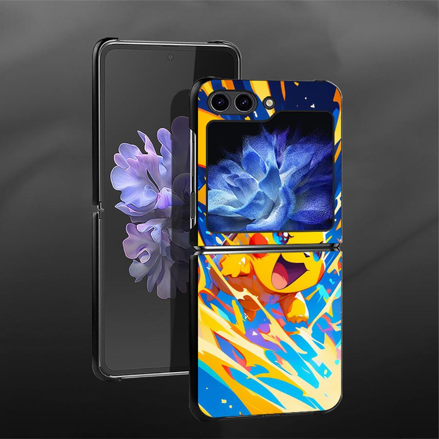 

Cute Pokemon Pikachu Case for Samsung Galaxy Flip3 Flip6 Flip7 FE Z Flip 7 6 5 4 3 Flip4 Flip5 Back Phone Cover Funda Galaxy Z Flip3 5G