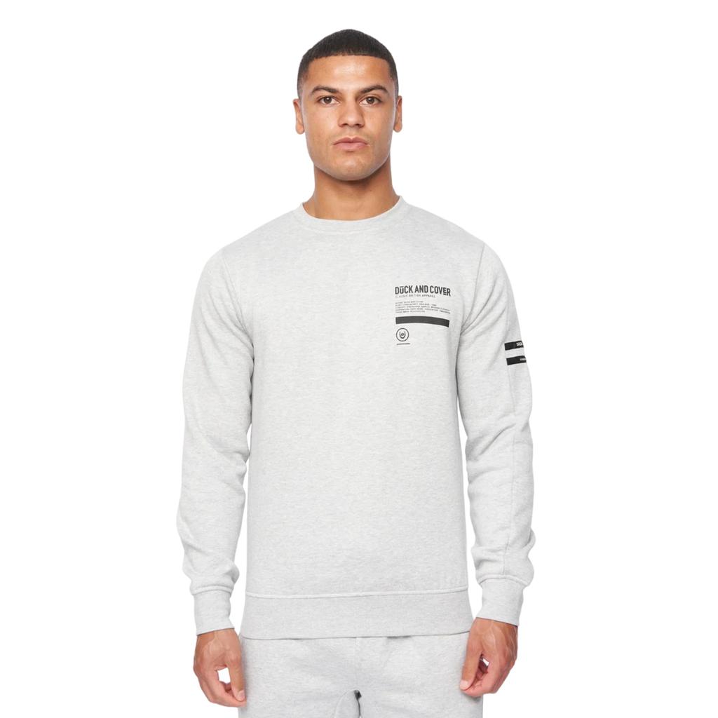 Duck and Cover Mens Jennerkins Crew Neck Jumper