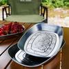 Retro European-Style Tin Camping Plate - Portable BBQ & Picnic Tableware
