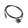 180cm DB9 9Pin Female To 3.5mm Male Serial Cable RS232 To 1/8Inch Adapter Cord for Intercom Systems Serial Converters