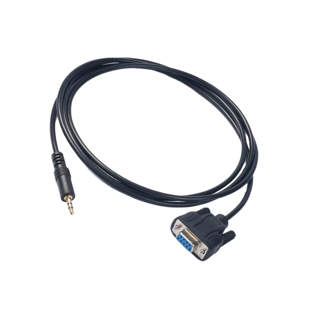 180cm DB9 9Pin Female To 3.5mm Male Serial Cable RS232 To 1/8Inch Adapter Cord for Intercom Systems Serial Converters