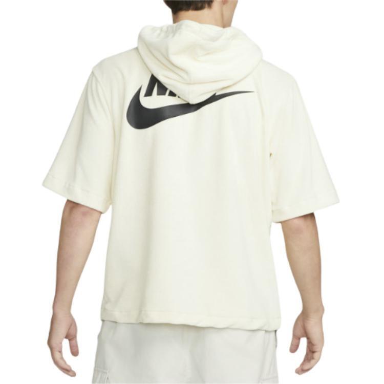 Nike Sweatshirts Men's White Hooded Moderate Other DM5063-113