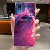 Casing For Xiaomi Mi Civi / 1S Ultra Thin Clear Transparent Aesthetic Cute Cat Astronaut Phone Case Back Protective Cover Shell