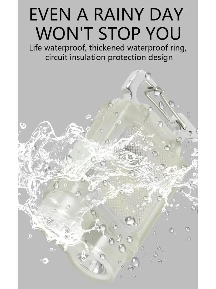 Keychain LED Light Magnetic Flashlight Multi-Function Charging Mini Portable Light Maintenance Portable Ultra-Bright Work Light