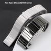 Ceramic WatchBand Replacement Rado DIAMASTER Series Black Watch Chain Men's 27mm 35mm Folding Buckle Watch Strap
