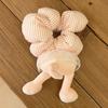 Hair Tie with Sufficient Elasticity Dot Print Lace Splicing Hair Flower Butt Design Hair Tope Buns Ponytails Half-Tied Hair Scrunchie