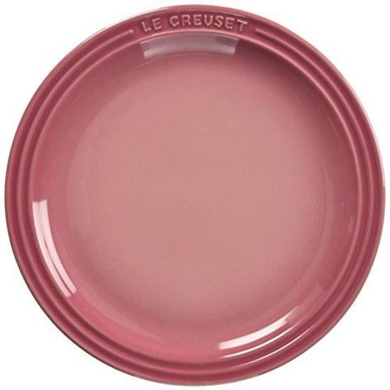 Le Creuset Round Plate 23 cm Rose Quartz Heat Resistant Cold Microwave Oven Compatible Dish